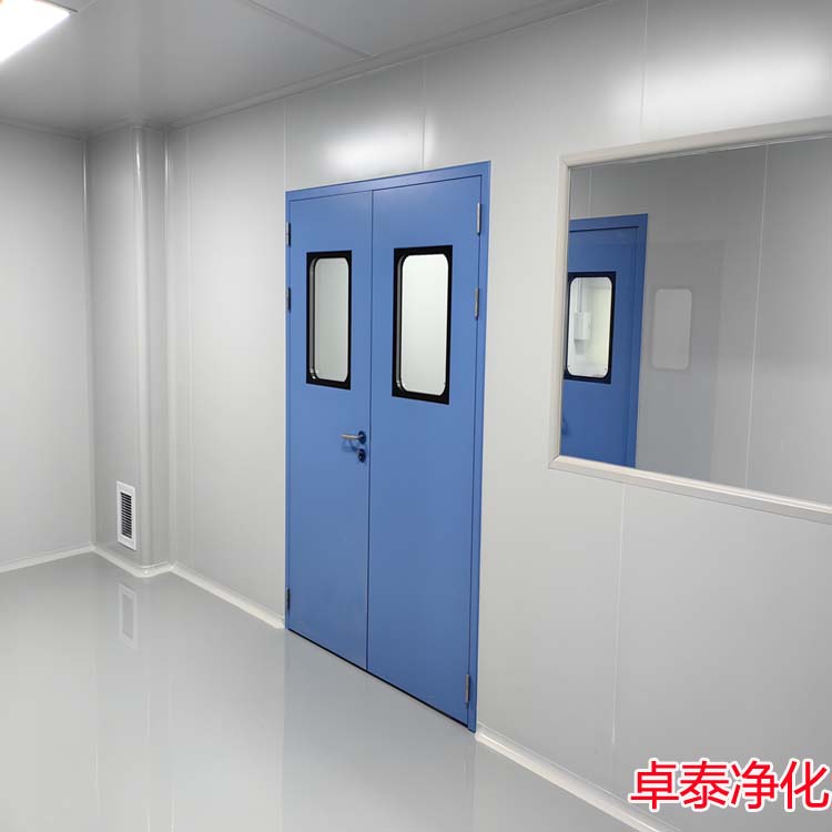 在同一净化车间内万级+百级洁净区混合流方式，北京净化车间装修设计厂家